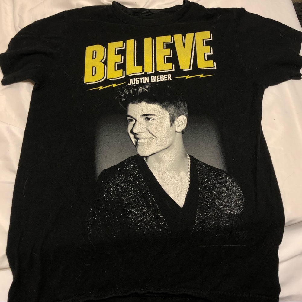 Justin Bieber Believe Tour T-shirt Size Small Band